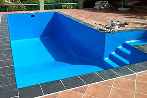 Holdbar Zwembadcoating blauw