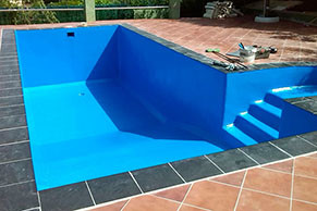 Holdbar Zwembadcoating blauw Holdbar Zwembadcoating blauw